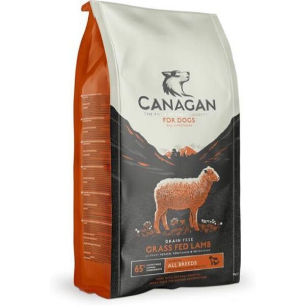 ドッグフード ラム (2kg) ドライフード 全犬種・全年齢 対応 【着色料・香料不使用 グレインフリー】CANAGAN CDFL