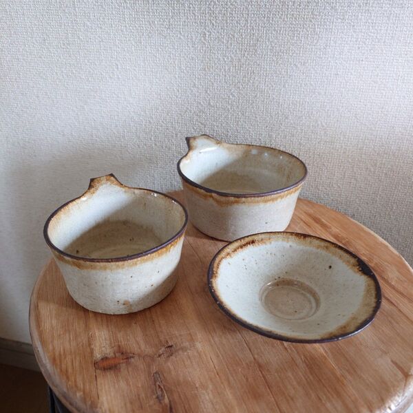 期間限定値下げ●滋賀県 信楽焼 陶芸作家 藤原純 器 食器 皿 小皿 豆皿 タブ鉢