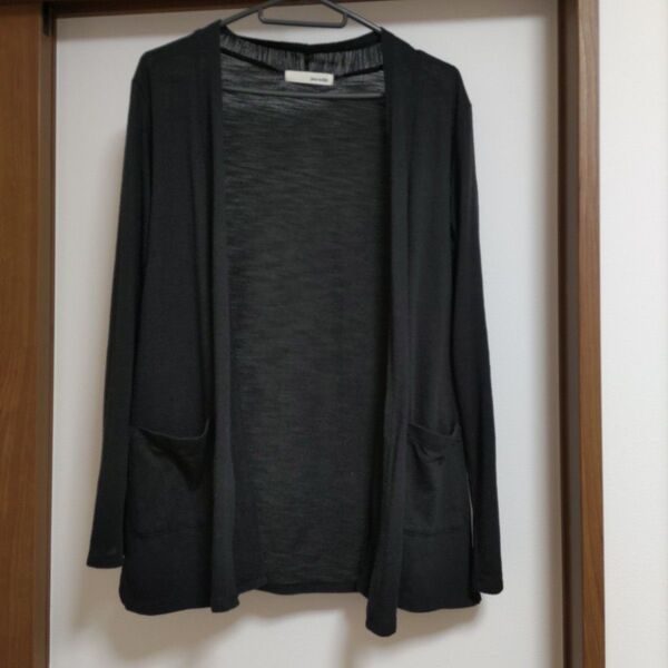 SHOO-LA-RUE レディース フロントカーディガン ブラック ポケット付 Mサイズ