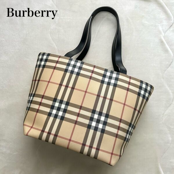 美品 Burberry バーバリー トートバッグ ショルダーバッグ ノバチェック