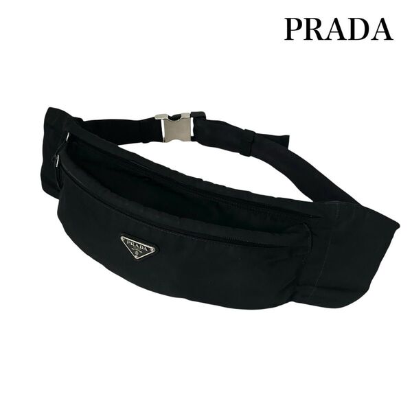 PRADA プラダ ボディバッグ ウエストポーチ 黒