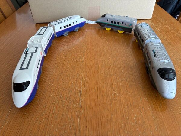 プラレール 連結仕様 新幹線 E2系 400系 動作確認済み