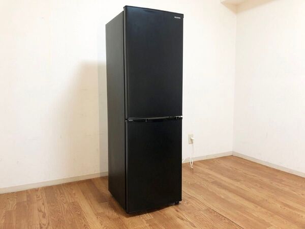 アイリスオーヤマ冷凍冷蔵庫IRSE-16A-B右開き2ドア162L 静音・省エネ機能 LED庫内灯搭載 IRIS OHYAMA