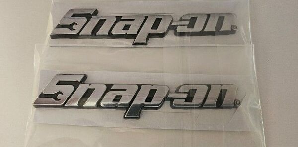 スナップオンエンブレム 2枚セット Snap-on