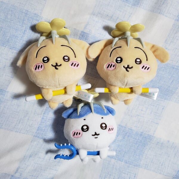【新品未使用】ちいかわ 討伐マスコット《うさぎ2個&ハチワレ》3個セット