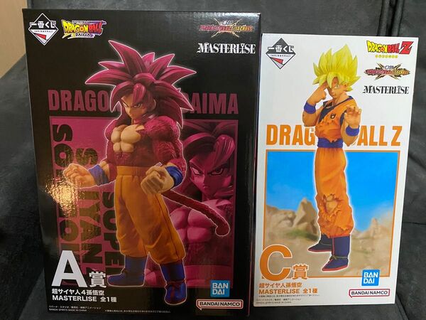 一番くじ ドラゴンボール VSオムニバスCROSS A賞 C賞 孫悟空 フィギュア MASTERLISE