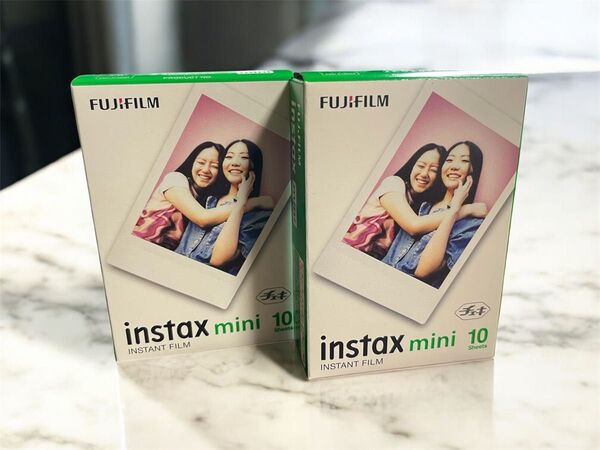 FUJIFILM instax mini チェキフィルム 2パック(20枚)