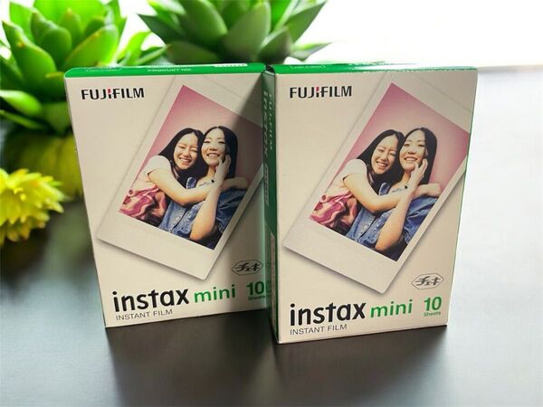 【2個セット】FUJIFILM instax mini チェキフィルム 10枚撮り×2