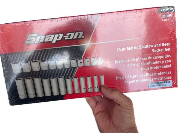 Snap-on スナップオン 224SFFSM ディープソケットセット 24ピース 新品未使用