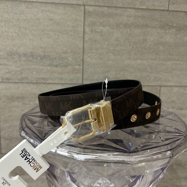 新品 未使用 マイケルコース MK ベルト Michael KORS ベルト 製 レザーベルト