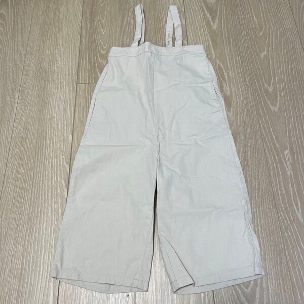 【美品】オージュ ワイドオーバーオール サロペット キッズ110cm オールインワン