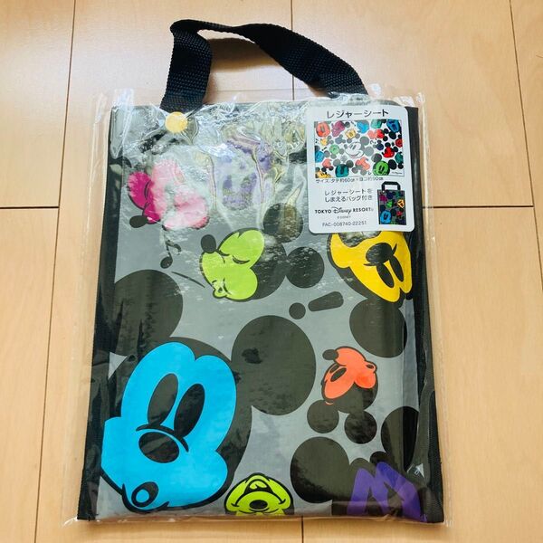 ディズニー レジャーシート カラフルフェイス ミッキー