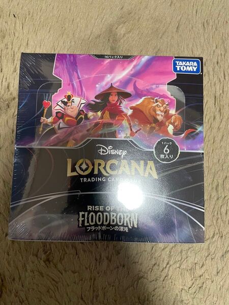 ディズニー・ロルカナ・TCG 日本語版 ブースターパック フラッドボーンの渾沌 DP-BOX 1BOXシュリンク付き