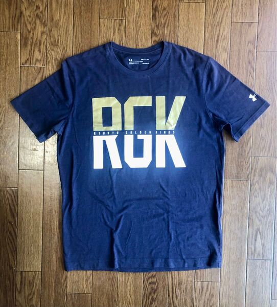 美品 琉球ゴールデンキングス ロゴ Tシャツ SMサイズ