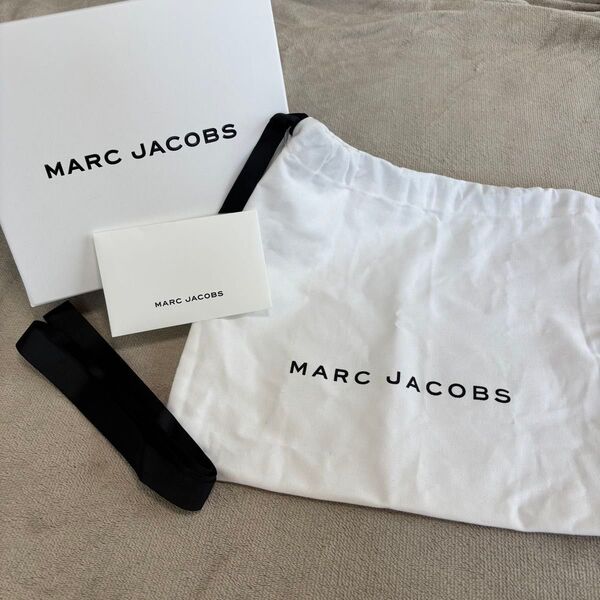 【美品】MARC JACOBS マークジェイコブス 空箱 巾着 封筒 リボン バッグ 保存袋