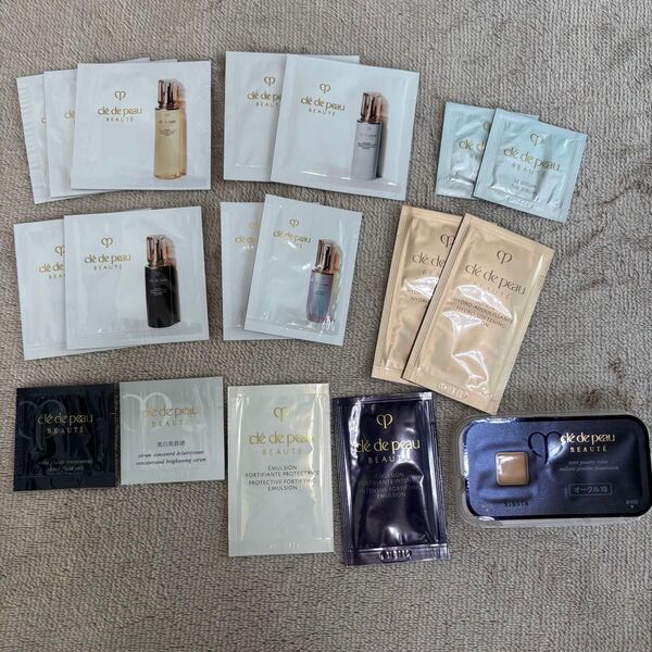 cl de peau BEAUT サンプル 試供品 18個 化粧水 乳液 美容液 下地 ファンデーション クレドポーボーテ