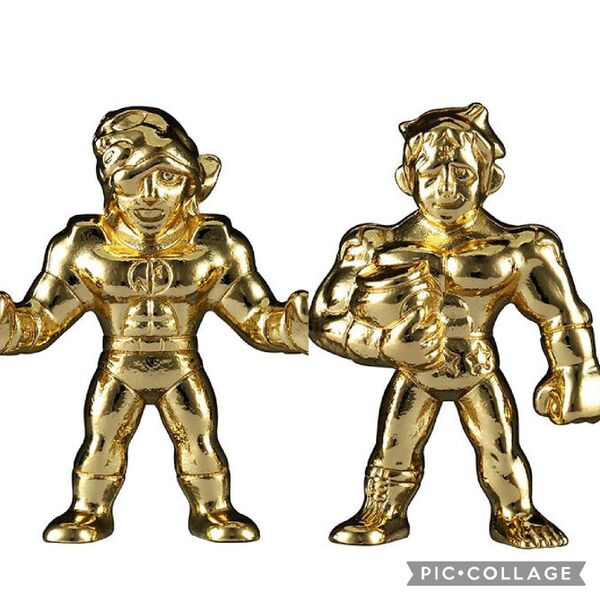 キン肉マン ダイキャスト キンケシ 10 キン肉マン テリーマン 金メッキ ゴールド