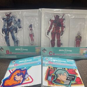 ガンダム GQuuuuuuXジークアクス 一番くじ B賞C賞 ビジュアルスタンド G賞