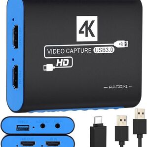 キャプチャーボード switch対応 4K パススルー 1080P 60FPS