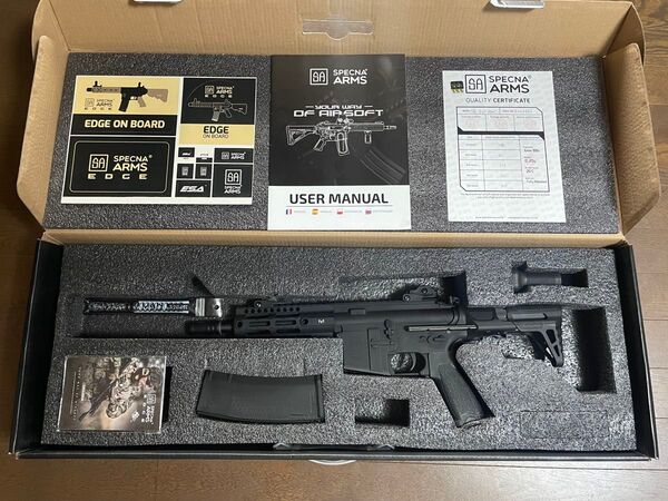 Specna Arms SA-E21-PDW-BL EDGE ブラック 電子トリガー スペクナアームズ