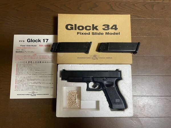 タナカ Glock 34 Fixed Slide Model ガスガン