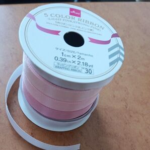 DAISO 5 COLOR RIBBON ピンク