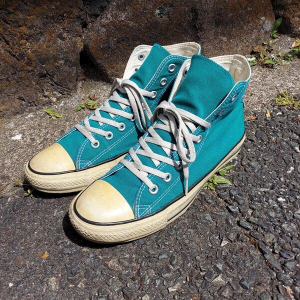 CONVERSE ALL STAR ターコイズブルー ハイカットスニーカー 27 リーバイス501 550 ラルフローレン