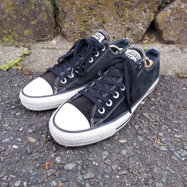 CONS コンズ US CONVERSE CTAS PRO SUEDE スケートボード 黒 ブラック スエード 27.5 堀米雄斗
