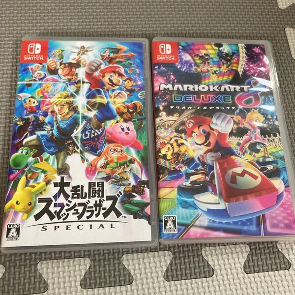 switch2本セット 大乱闘スマッシュブラザーズ マリオカート8