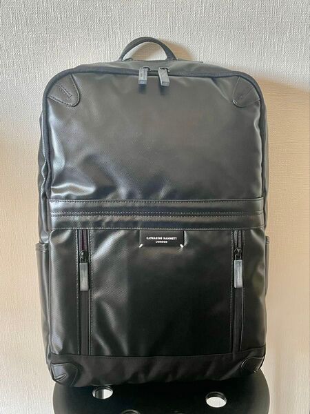 新品 キャサリン ハムネット バックパック/ リュック ブラック