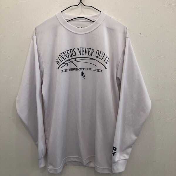 EI1024 XG 長袖Tシャツ スポーツウェア白メンズS バスケ バスケットボール