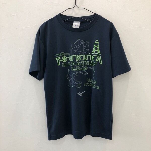 LV885 ミズノ 半袖スポーツウェアTシャツ ネイビー メンズ M