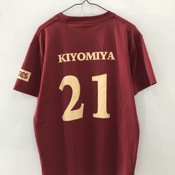 EI1974 北海道日本ハムファイターズ 清宮 #21 Tシャツ エンジ