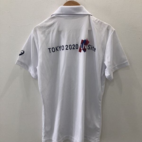 LV4745 TOKYO2020 LIVEサイト 半袖 ポロシャツ ホワイト M