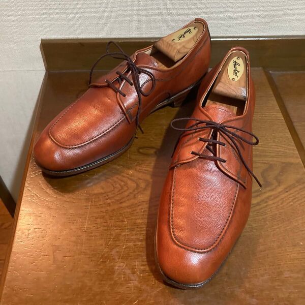 【80s】Allen Edmonds eden-rocドレスシューズ Uチップ 26cm 8.5D ブラウン ヴィンテージ