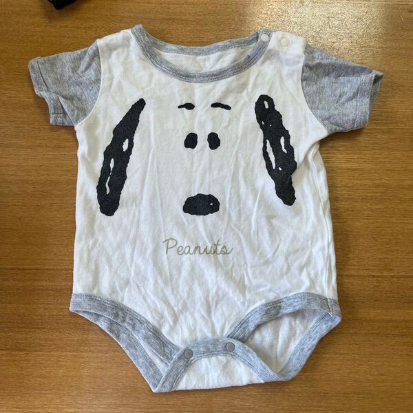 バースデイ スヌーピー SNOOPY 半袖ロンパース 70サイズ ロンパース ベビー服