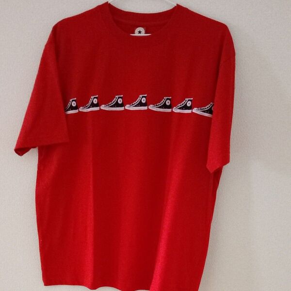 CONVERSE ALL STAR プリントTシャツ レッド 3L