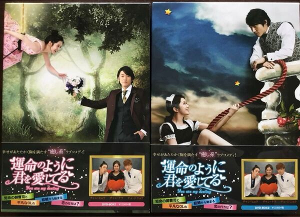 【運命のように君を愛してる】DVD-BOX1/ DVD-BOX2 セット◆特典DVD/オリジナルポストカード付き