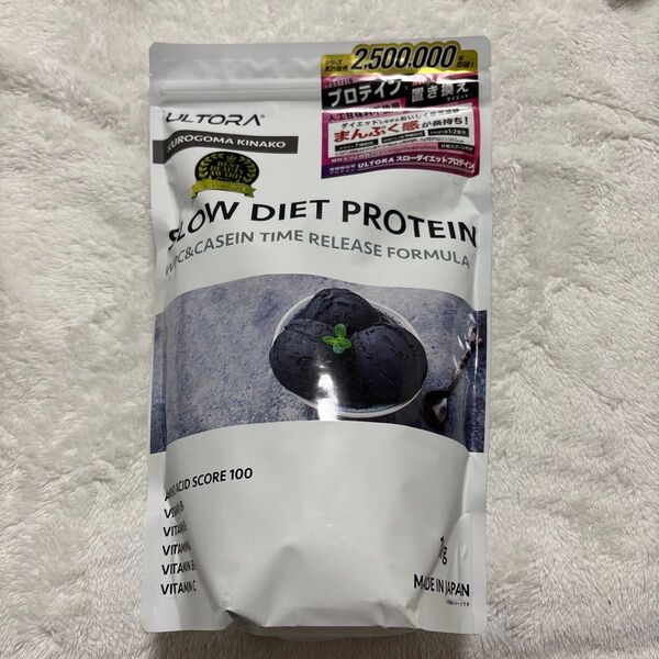 ULTORA スローダイエットプロテイン 黒ゴマきなこ風味 1kg