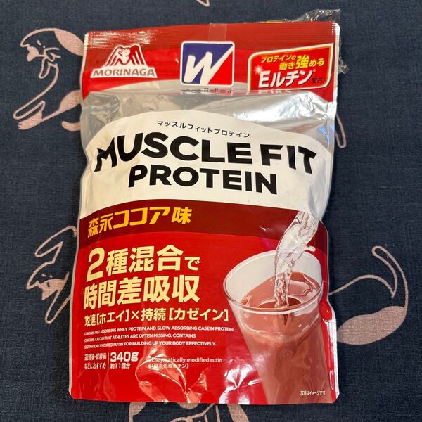 森永 ウイダー マッスルフィットプロテイン ココア味 340g