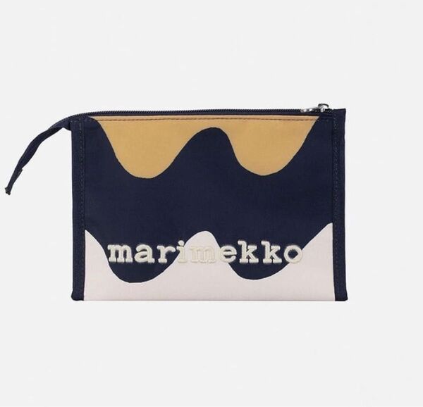 新品未開封 マリメッコポーチ Pikku Lokki 口ッキ ロゴ ポーチ
