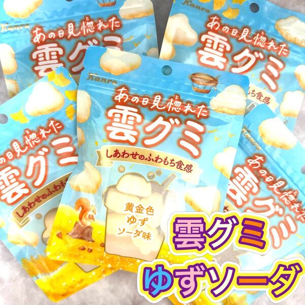 あの日見惚れた雲グミ ゆずソーダ味 5袋
