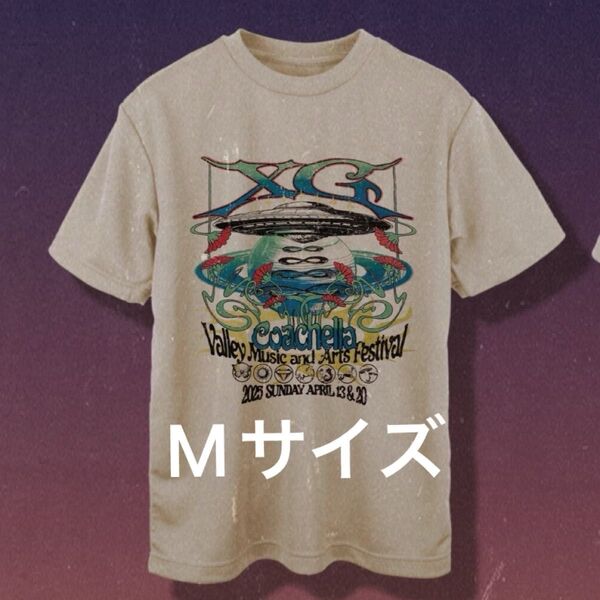 XG コーチェラ2025 Tシャツ M(日本規格:L〜XL相当)