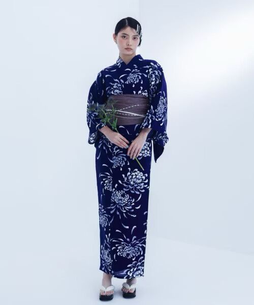 Heather’s YUKATA COLLECTION 浴衣4点セット(下駄なし) 肌襦袢付き