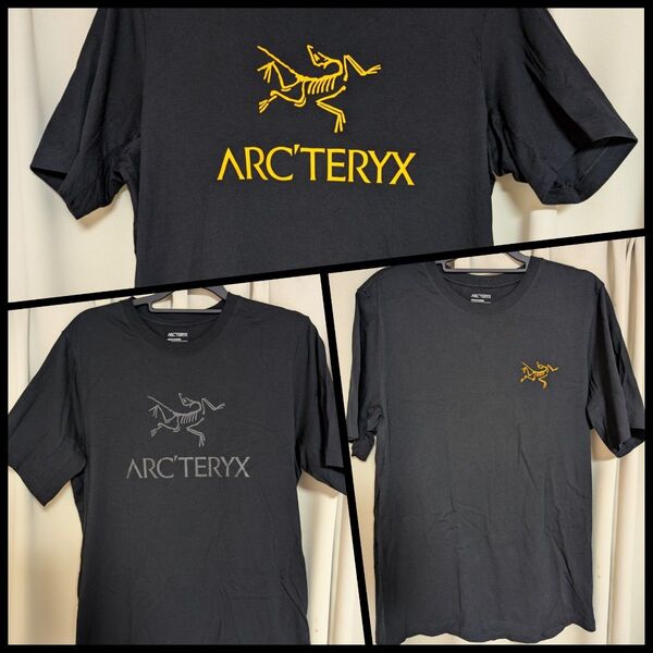 3枚セット(黒色)◆Tシャツ◆ARC'TERYX/アークテリクス