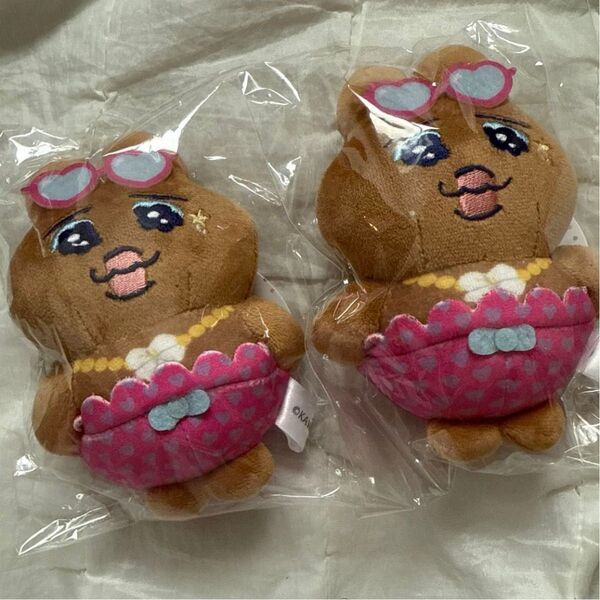 新品 おぱんちゅうさぎ ぬいぐるみチャーム 日焼け ギャル マスコット しまむら 2個 セット