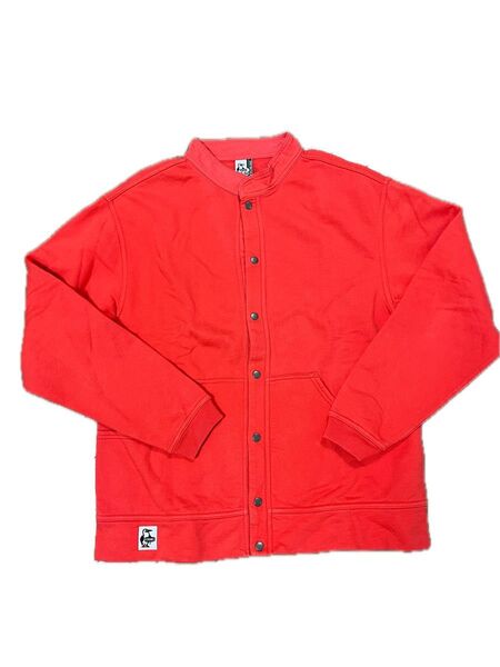 CHUMS チャムス定番 フルスナップ ハリケーントップ レッド M