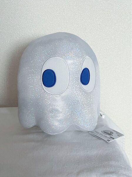 パックマン 45th anniversary もふぐっと ぬいぐるみ キラキラ 新品 big ゴースト