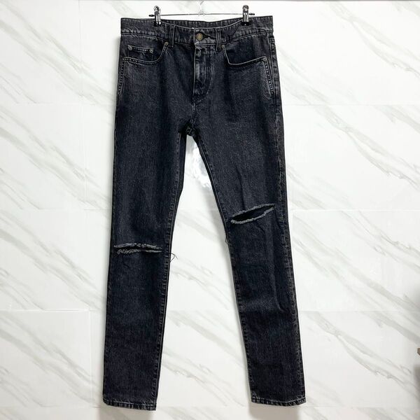 *美品* サンローラン クラッシュ デニム デストロイ2017年製 サイズ 31 SAINT LAURENT