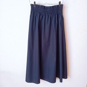 【新品】M~Lサイズ 西松屋 マタニティスカート ウエストゴム ネイビー